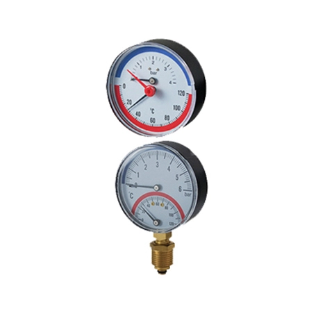 Abs Case Bimetal Thermomanometer